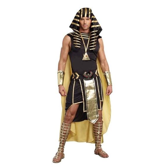 Spirit King of Egypt Pharaoh Halloween Costume Adult SZ Medium Cosplay - Picture 2 of 10